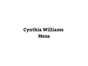 Cynthia Williams Meza